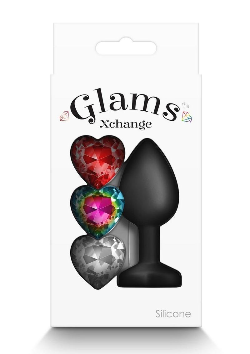 Glams Xchange Heart Silicone Anal Plug