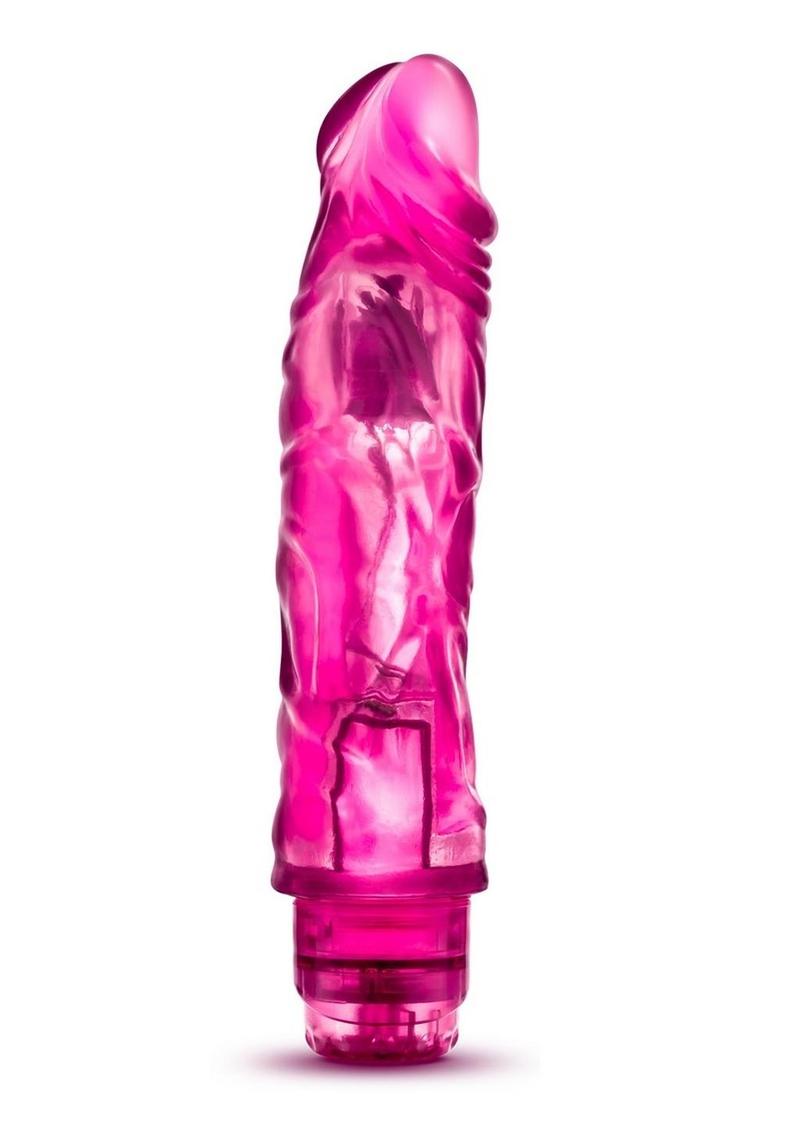 Glow Dicks The Drop Vibrating Dildo - Glow In The Dark/Pink - 8.5in