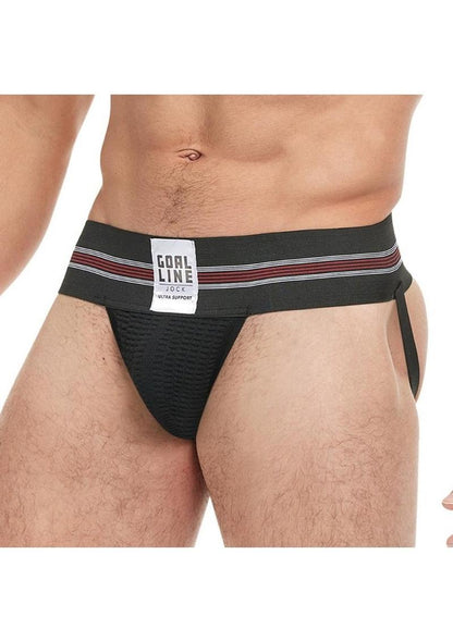 Goal Line Class Jockstrap - Black - Large/XLarge