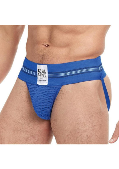 Goal Line Class Jockstrap - Blue - Large/XLarge