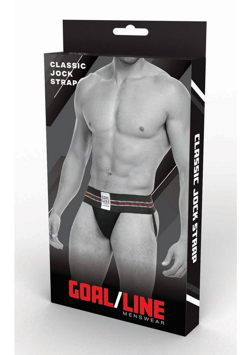 Goal Line Class Jockstrap - Black - Medium/Small