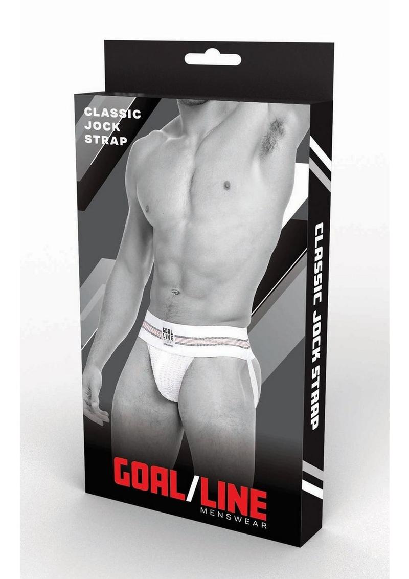 Goal Line Class Jockstrap - White - Medium/Small