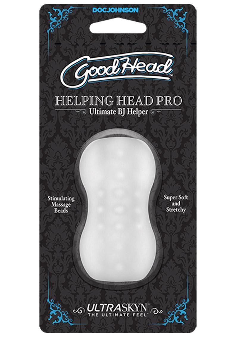 Goodhead Helping Head Pro Masturbator - Frost/White