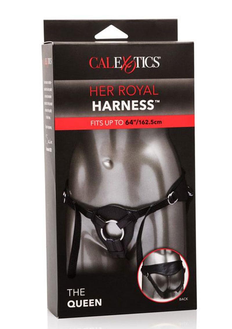 Her Royal Harness The Queen Adjustable Harness - Black