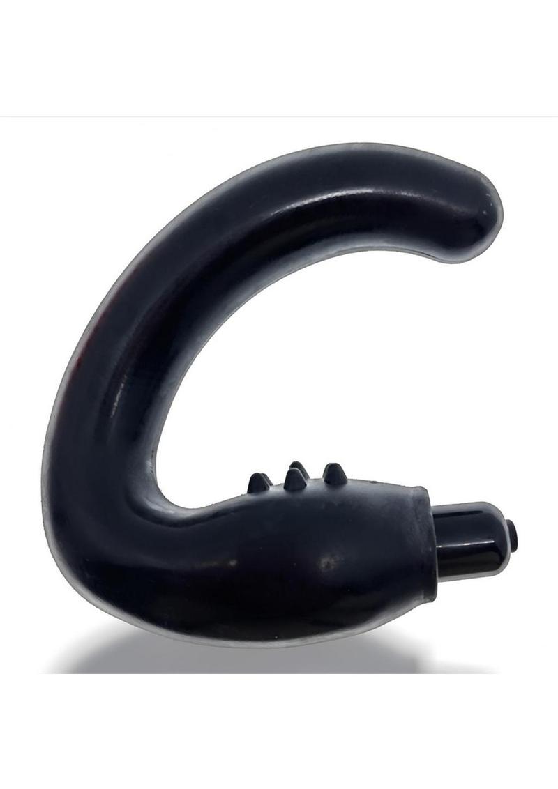 Hunkyjunk Hummer Silicone Vibrating Prostate Pegger - Tar - Black