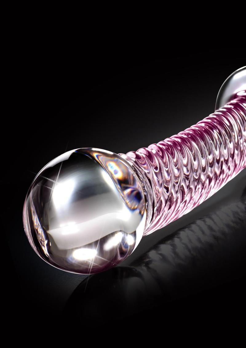 Icicles No 53 Textured Glass Dildo