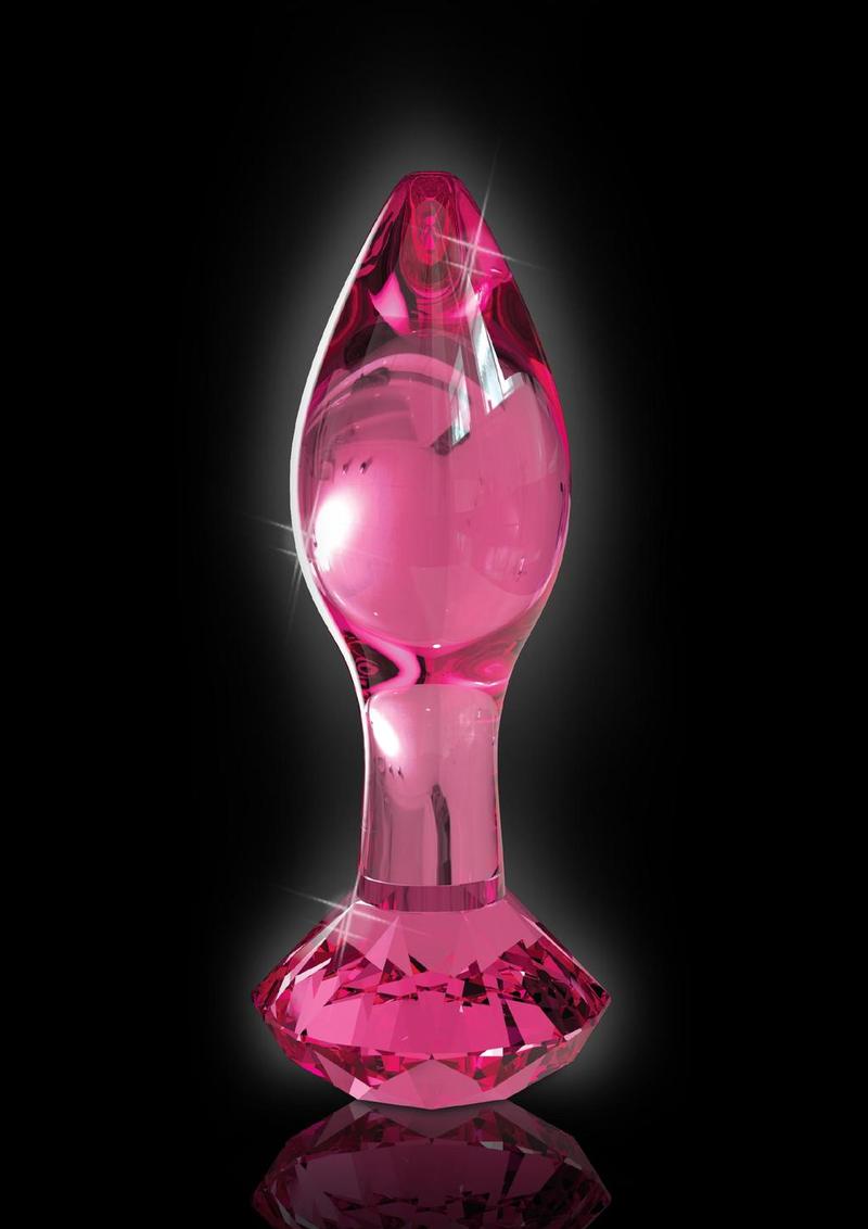 Icicles No 79 Glass Anal Plug - Pink