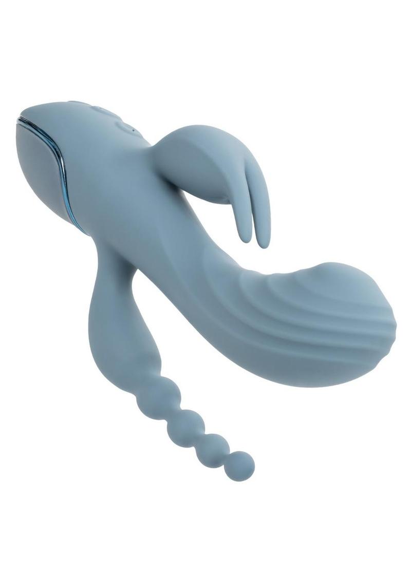 III Triple Ecstasy Rechargeable Silicone Stimulating Massager