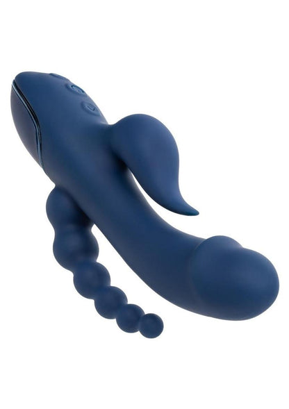 III Triple Orgasm Rechargeable Silicone Stimulating Vibrator