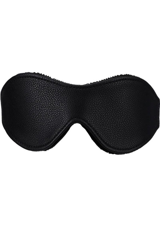 In A Bag Vegan Leather Blindfold - Black