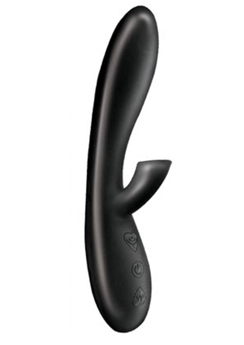 Infinitt Suction Massager One Rechargeable Silicone Vibartor - Black