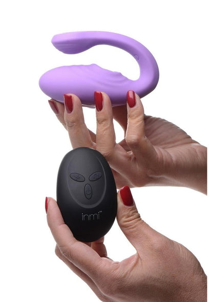 Inmi 7x Pulse Pro Pulsing Silicone Rechargeable Clit Stim Vibe with Remote Control