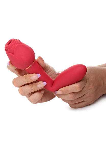 Inmi Bloomgasm Suction Rose Vibrator Rechargeable Clit Stimulator