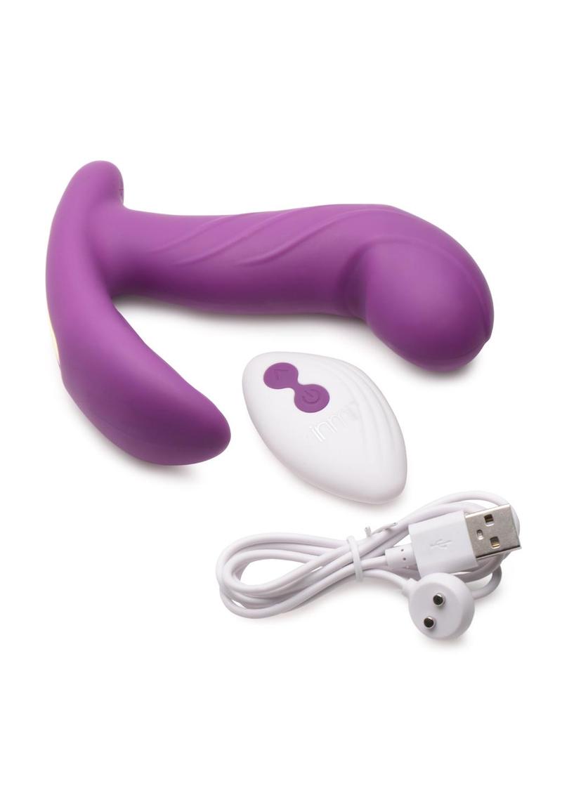 Inmi G-Rocker Come Hither Rechargeable Silicone Vibrator with Remote Control