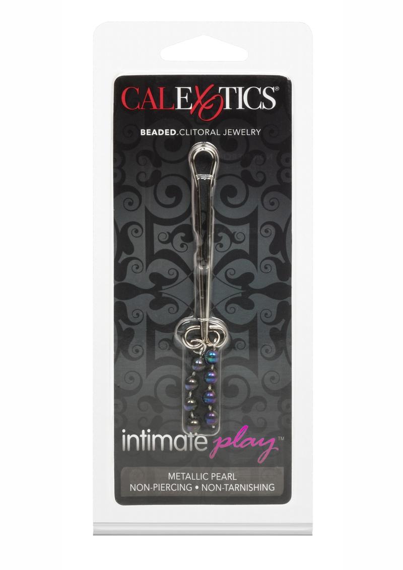 Intimate Play Non-Piercing Beaded Clitoral Jewelry - Silver