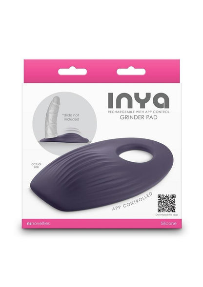 Inya Grinder Rechargeable Silicone Vibrator - Gray/Grey