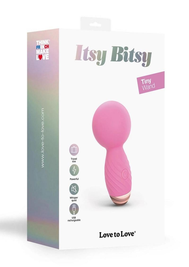 Itsy Bitsy Rechargeable Silicone Bullet - Pink/Pink Passion