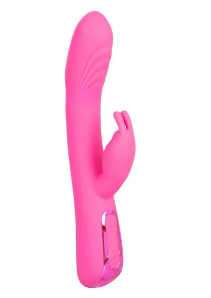 Jack Rabbit Elite Rocking Rabbit Silicone Rechargeable Vibrator - Pink