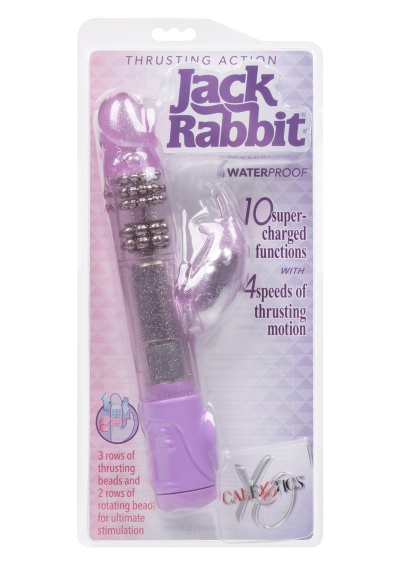 Jack Rabbit Thrusting Action Rabbit Vibrator - Purple