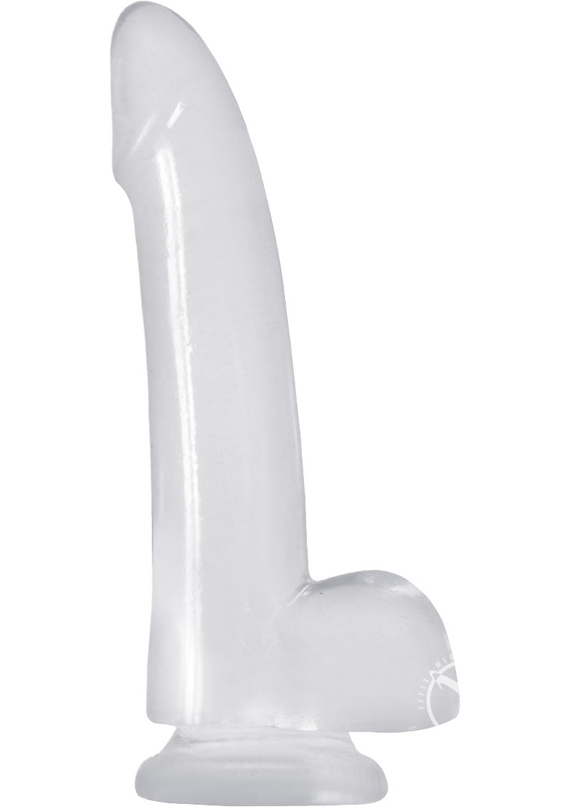 Jelly Rancher Smooth Rider Dildo - Clear - 5in