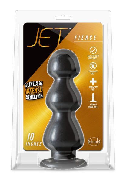 Jet Fierce Butt Plug - Carbon Metallic - Black