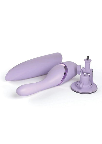 Jimmyjane Hello Bang Rechargeable Silicone Thrusting Vibrator - Lavender/Purple