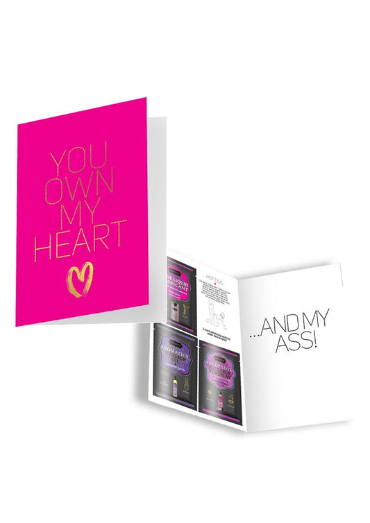 Kama Sutra Naughty Notes Greeting Card You Own My