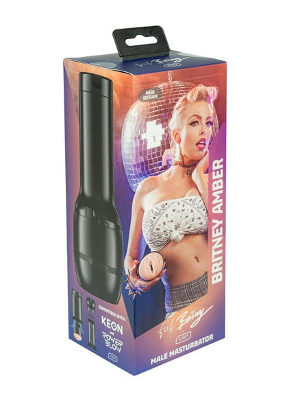 Kiiroo Feel Stars Collection Britney Amber Pussy Stroker - Pbc - Vanilla