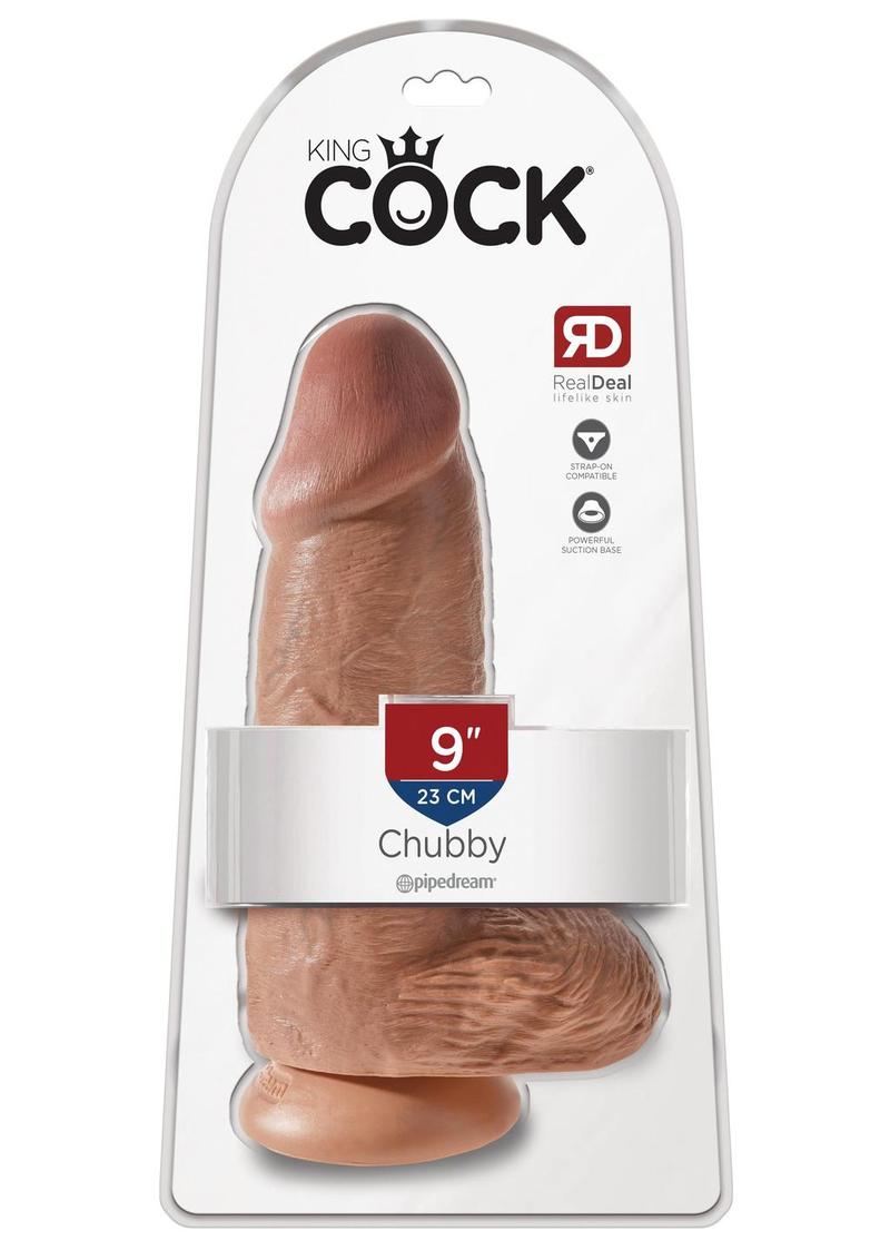 King Cock Chubby Dildo - Caramel - 9in