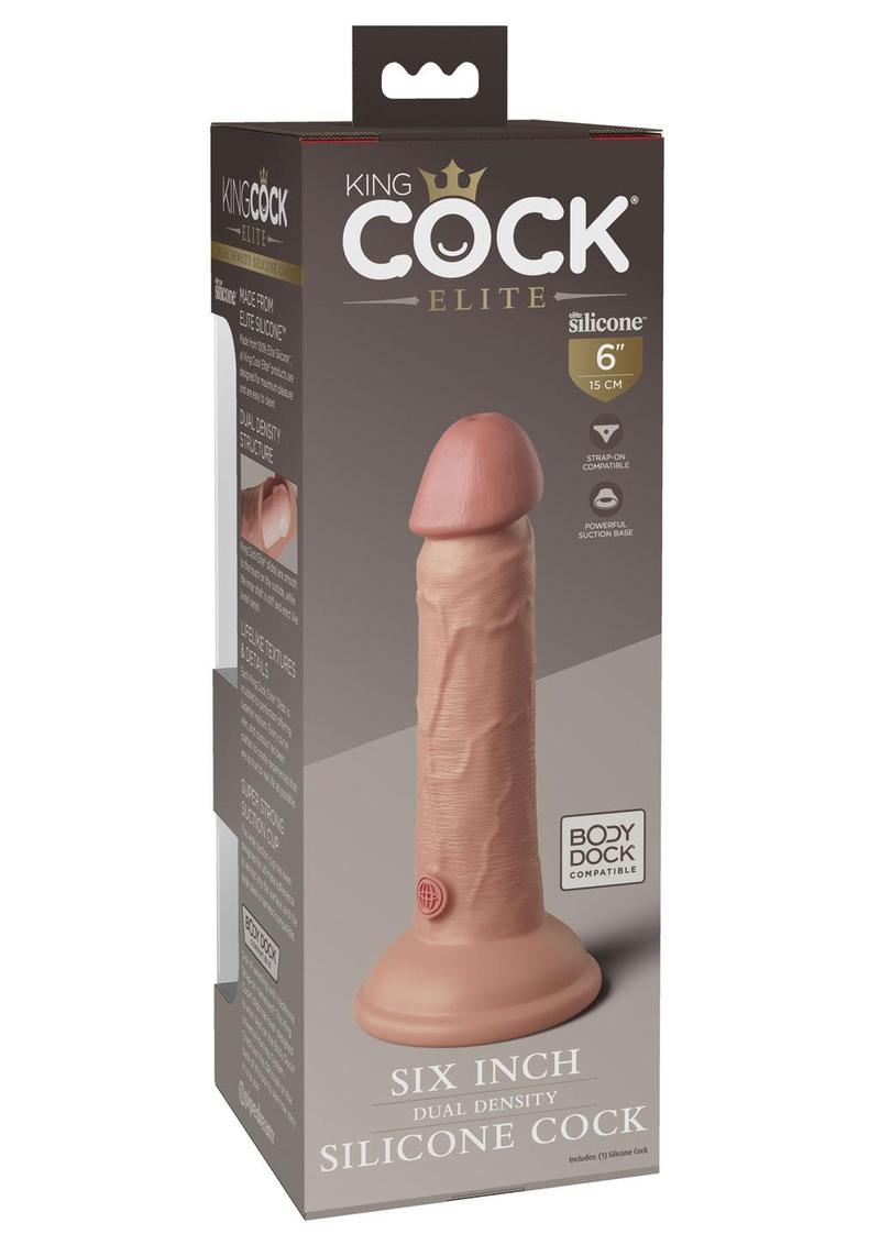 King Cock Elite Dual Density Silicone Dildo