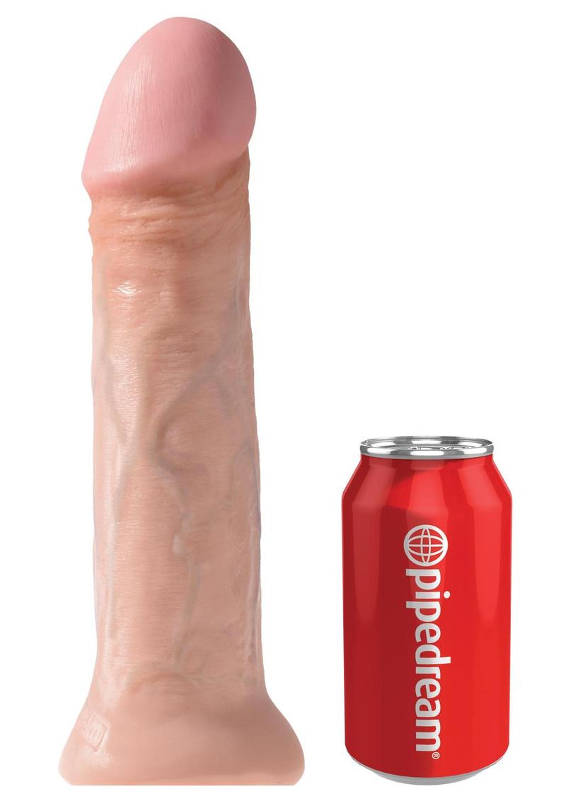 King Cock Realistic Dildo - Vanilla - 11in