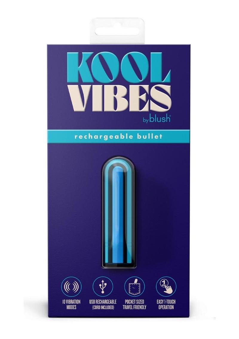 Kool Vibes Rechargeable Mini Bullet - Blue/Blueberry