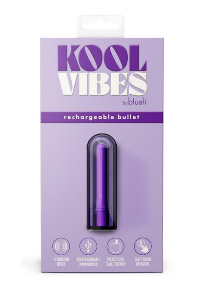 Kool Vibes Rechargeable Mini Bullet - Grape/Purple