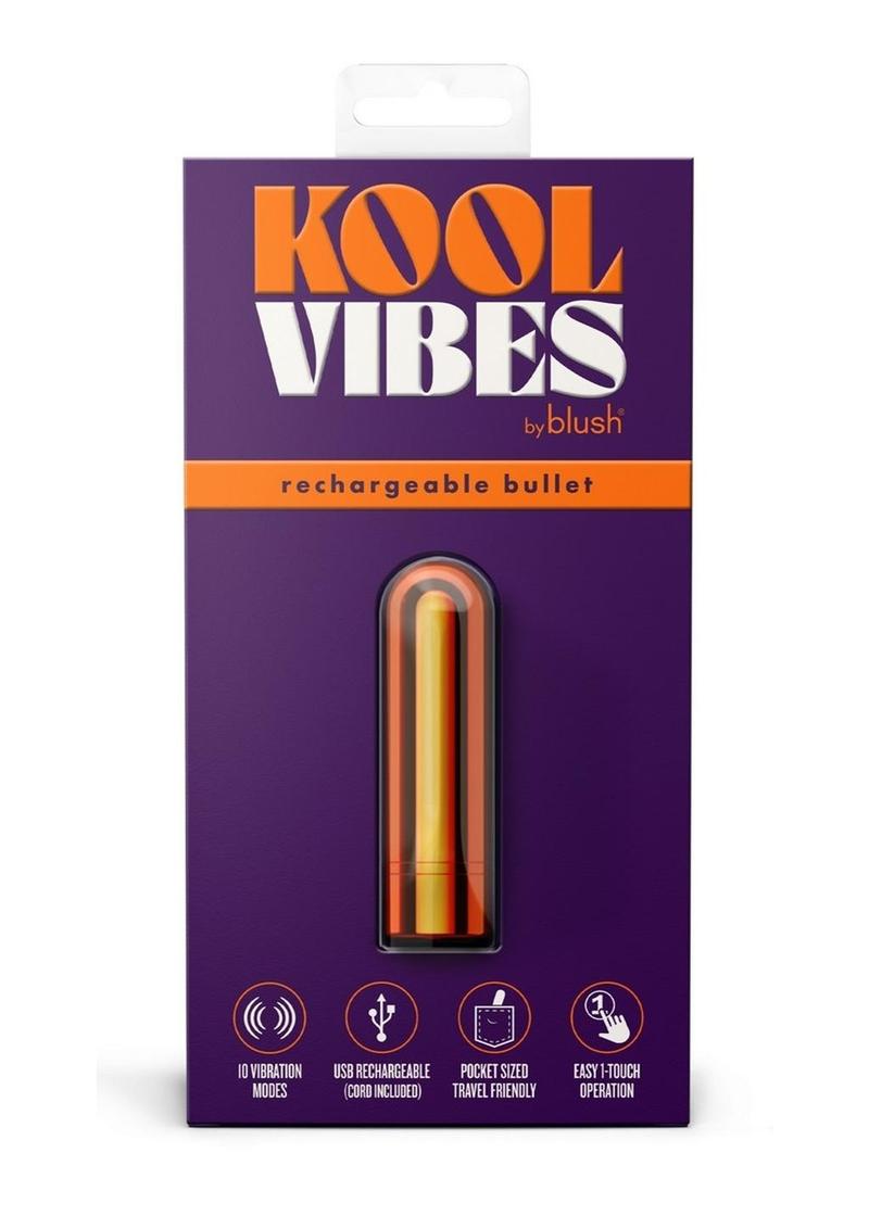 Kool Vibes Rechargeable Mini Bullet - Tangerine - Orange