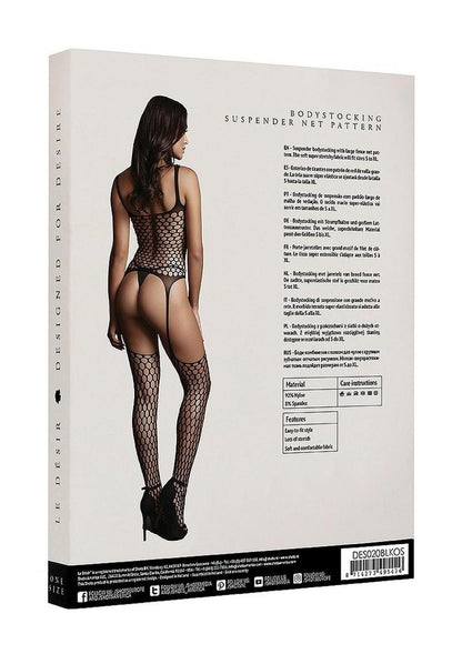 Le Desir Fence Suspender Bodystocking