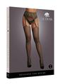 Le Desir Fishnet and Lace Garterbelt Stocking