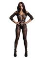 Le Desir Lace Sleeved Bodystocking