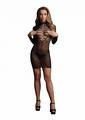 Le Desir Long Sleeve Fishnet Dress