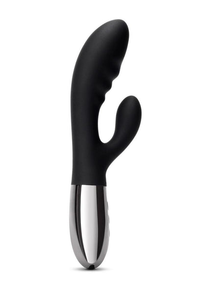 Le Wand Blend Rechargeable Siliconel Rabbit Vibrator - Black