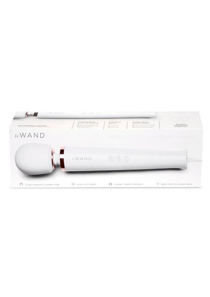 Le Wand Plug-In Massager - Sky - White