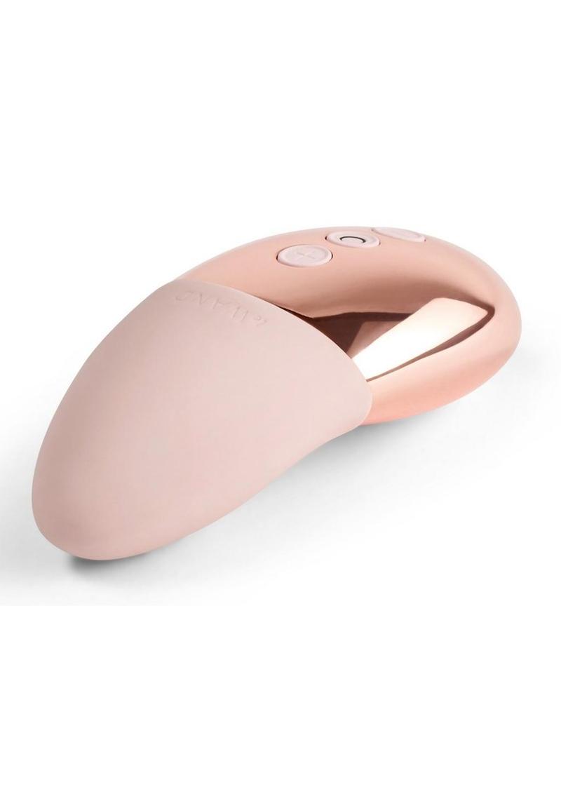 Le Wand Point Rechargeable Silicone Contoured Mini Vibrator - Rose Goild - Rose Gold