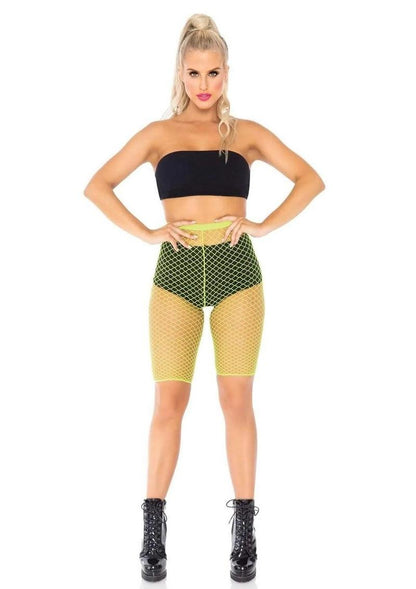 Leg Avenue Industrial Net Biker Shorts