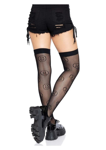 Leg Avenue Mood Swing Fishnet Thigh Highs