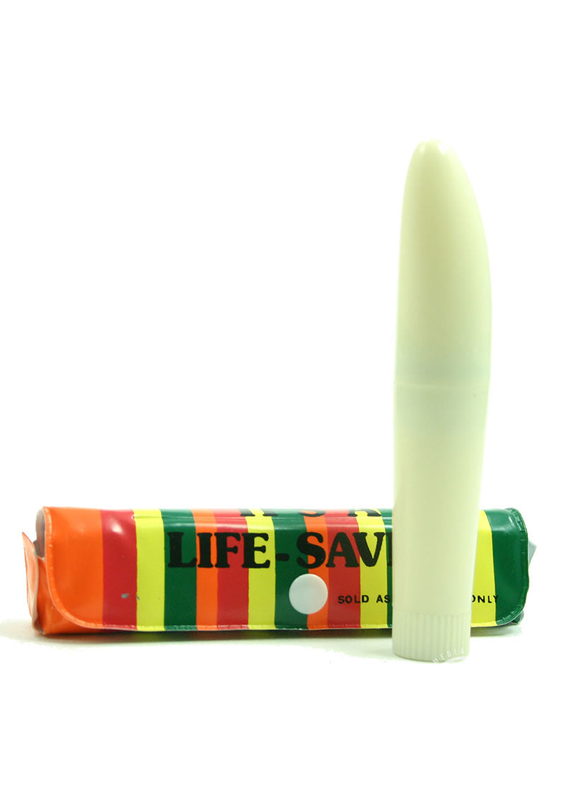 Life-Saver Vibrator - White - 4.5in