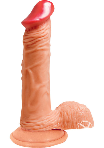 Lifelikes Vibrating Royal Prince Dildo - Flesh/Vanilla - 6in