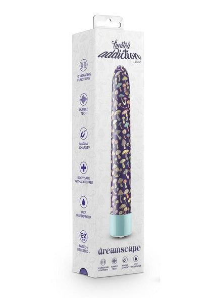 Limited Addiction Dreamscape Rechargeable Slimline Vibrator - Blue