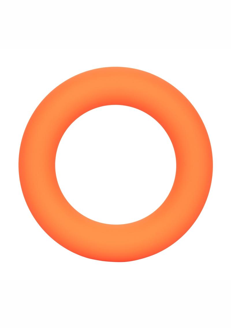 Link Up Ultra-Soft Verge Silicone Cock Ring - Orange