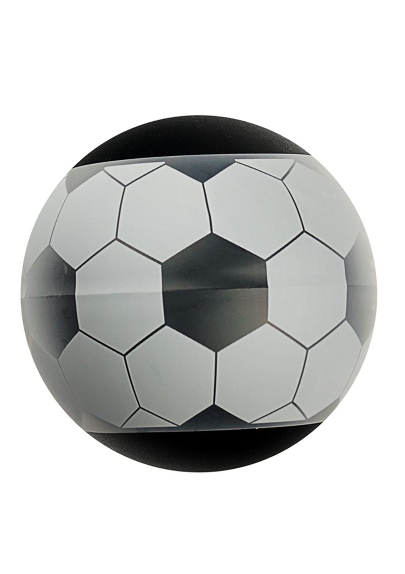 Linx Goal Stroker Ball Masturbator - Black/Clear