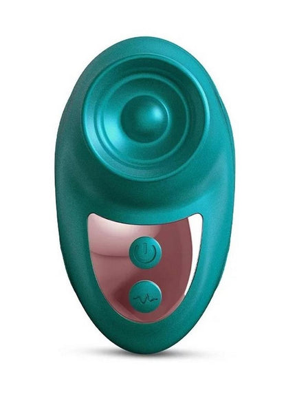 Love to Love Kisscool Rechargeable Silicone Finger Vibrator - Iridescent - Teal