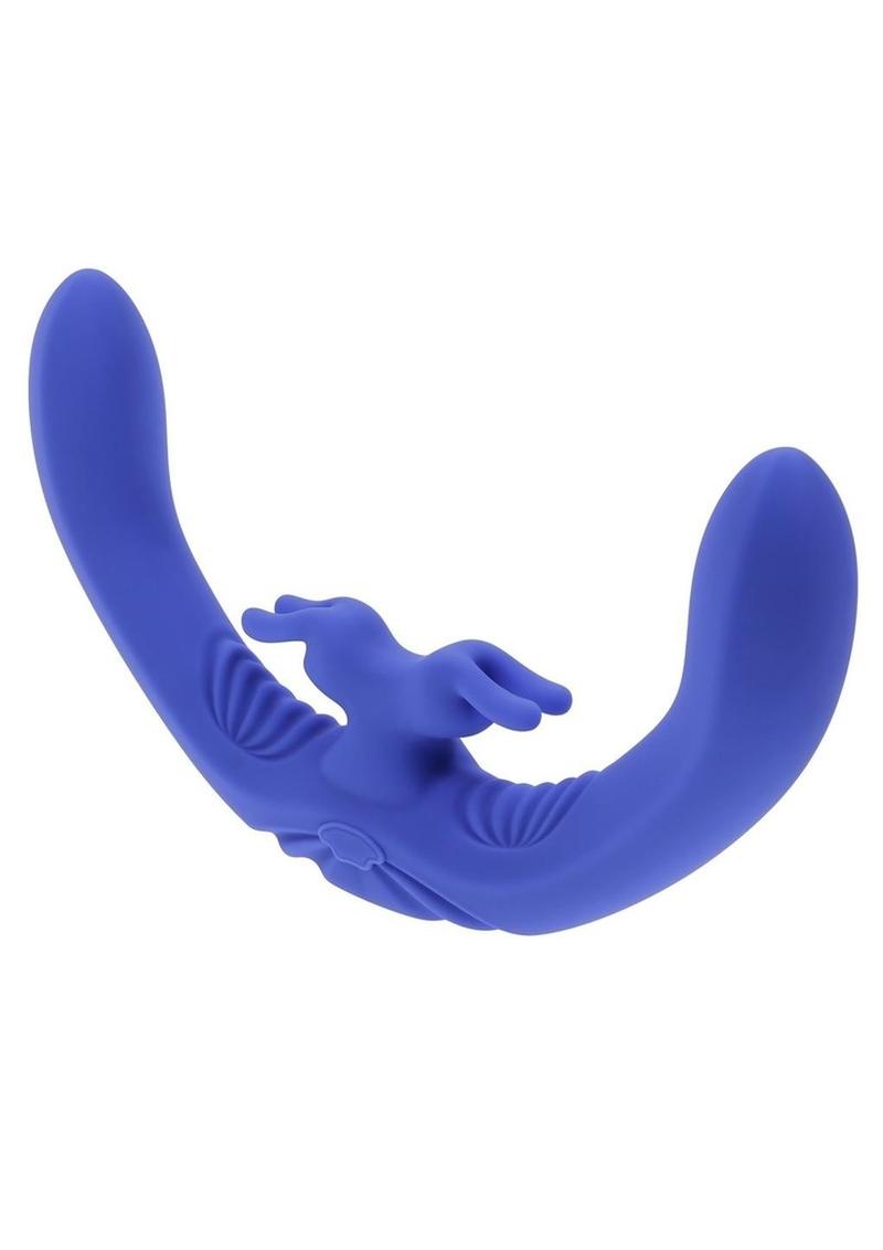 Lovebirds Rechargeable Silicone Dual Vibrator with Remote Control